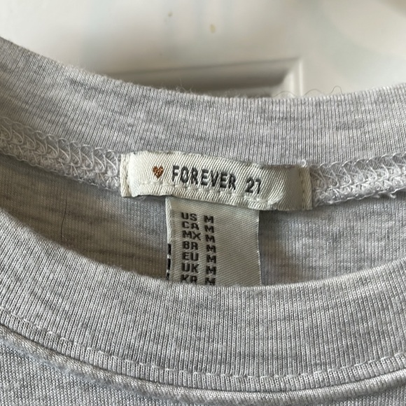 forever 21 heather gray fitted dress - Picture 3 of 3